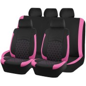 Resim Evrensel Uyarlama Araba Koltuk Kapağı Seti - 9 parça, Hava Yastıgı Uyumluluğu, Tüm Mevsim Polyester Kapağıları ile Sünger Doldurma, Makine Yıkamalı - Erkek ve Kadınlar İçin 