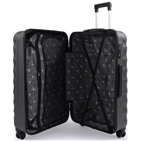 Resim Babil Lüx Abs Büyük Boy Valiz 75 Cm Antrasit 