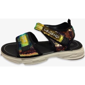 Resim Gezer Çocuk Kız Beyaz Retro Sandalet 