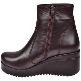 Resim Pullman Hakiki Deri Dolgu Taban Kadın Bot Ayk-300 Kahve Kahve 