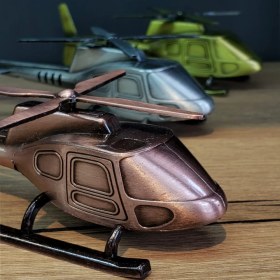 Resim Ttt Dekoratif Metal Helikopter 
