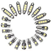 Resim Yuntech01 Bmw 5 Serisi E39 1997-2003 İç Mekan Led Ampul Seti - 20 Adet Beyaz Işık, 12v, 50.000+ Saat Ömür, Kolay Kurulum 