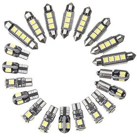 Resim Yuntech01 Bmw 5 Serisi E39 1997-2003 İç Mekan Led Ampul Seti - 20 Adet Beyaz Işık, 12v, 50.000+ Saat Ömür, Kolay Kurulum 