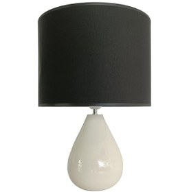 Resim Renzo Krem Polyester Abajur Krem 