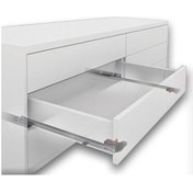 Resim Samet 350 mm 30 Kg Smart Slide Tek Açılım Bas Aç Ray (Mandal Hariç) (12722413) 