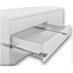 Resim Samet 350 mm 30 Kg Smart Slide Tek Açılım Bas Aç Ray (Mandal Hariç) (12722413) 
