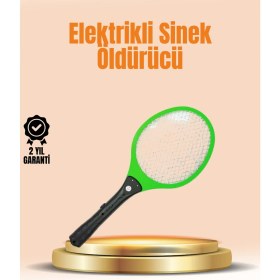 Resim Elektrikli Sinek Raketi | Yüksek Voltajlı, Güvenli ve Taşınabilir 