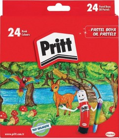 Resim Pritt 24’lü Pastel Boya - Karton Kutu 