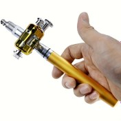 Resim Kalem Mini Cep Balıkçılık Kamışı, 1 Metre/3.28 Ayak Taşınabilir Katlanabilir ve Geri Çekilebilir Makaralı Olta Kamışı, Ultra Hafif Alüminyum Alaşım, Nehirler, Göller, Barajlar, Buz Balıkçılığı İçin Uygun, Kompakt Taşınabilir Cep Balık Kamışı Alüminyum Alaşım Kombini, Taşıması Kolay. Küçük ve Hafif Gövde Cepler, Eldiven Kutusu, Evrak Çantası, Sırt Çantası vb.'ye Sığar. Balık Tutkunları veya Koleksiyoncular İçin Mükemmel Hediye 