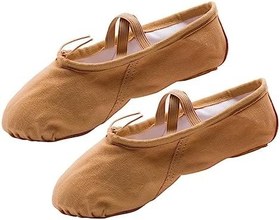 Resim CALLARON Yoga Ayakkabıları Bale Dansçısı Ayakkabıları Tek Bale sı Terliği Kızlar Daireler ları Dans ları Kaymaz Dans ları 