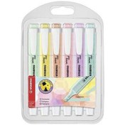 Resim Stabilo Fosforlu Kalem Swing Cool Pastel 6 Lı Paket 275/6-08 
