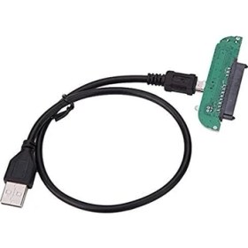 Resim 4479 2.5 Inç Mini USB Sata SSD Laptop HDD Hard Disk Çevirici Dönüştürücü Kablosu 