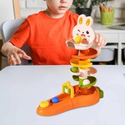 Resim Dönen İzli Rulo Top Oyuncak Kaydırmalı Top Kulesi Atış Basketbol Standı Kapalı Atış Oyunu Bebek Top Düşme Oyuncak Bina Bebekler İçin Mükemmel, Rastgele Renkler, Karışık Renkler, Plastik Malzeme 