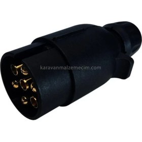 Resim 7 Pin Römork Fişi / Çekme Karavan Fişi 12v 