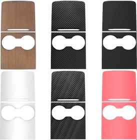 Resim Tesla Model3 / Y Merkezi Kontrol Paneli Modifikasyonu İçin Çizilmez Koruyucu Etiket Karbon Fiber Parlak 1 Adet 