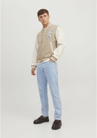 Resim Jack & Jones Erkek Chris 738 Loose Fit Jean 12250231 Blue Denim 