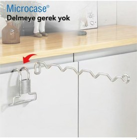 Resim Microcase Pratik Metal Kurutmalık Ve Genel Kullanım Askılığı Al5718 