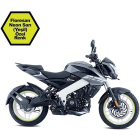Resim Bajaj Pulsar Ns200 Neon Yeşil Dış Yazılı Jant Sticker Modeli 