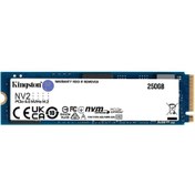 Resim KINGSTON SNV2S/2000G, NV2, 2TB, 3500/2100, Gen4, NVME PCIe M.2, SSD Kingston