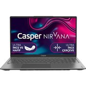 Resim Casper X600.155H-DF00A-G-F/ Core U7 155H/ 32 GB Ram/ 1tb Ssd/ 15.6\"/ W11 Laptop Metalik Gri 