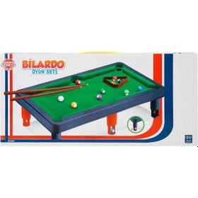 Resim Oyuncak Bilardo Masa Üstü Ayaklı Bilardo Seti 