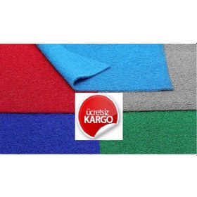 Resim 1Mx5M Kıvırcık Paspas Kaymaz Kaydırmaz Yolluk Kıvrcık Halı Okul 