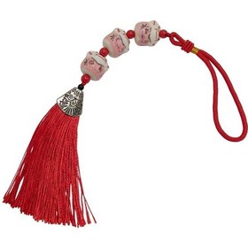 Resim Üçlü Pembe Maneki Neko Şans Kedisi Araba Süsü No.5p 