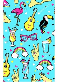 Resim Buffalo Bandana Birds Glasses Buff Siyah 