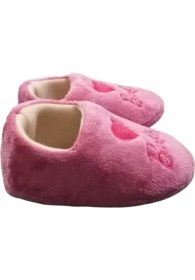 Resim Ayz Barbie Kız Çocuk Panduf Kaydırmaz Taban Anaokulu Kreş Ev Ayakkabısı 