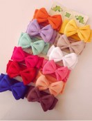 Resim SeherBebeButik Kız Bebek ve Çocuk Kaşkorse Fiyonklu Bandana 12'li Set 
