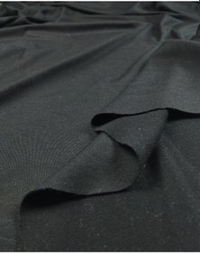 Resim Siyah Renkte İnterlok Örme Kumaş En: 150cm-10689 Siyah 