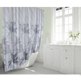 Resim Zethome Tropik Banyo Duş Perdesi 5104 Tek Kanat 1X120X200 Çok Renkli 