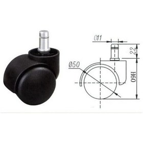 Resim Hayal Sepeti Ofis Çalışma Koltuğu Tekerleği 5 Adet Dayanıklı 