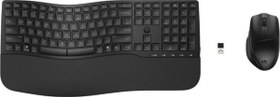 Resim HP 680 Comfort Çift Modlu Unifying Bluetooth Kablosuz Klavye Mouse Seti Siyah 8T6L6AA 