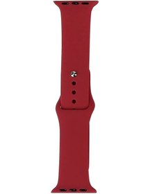 Resim Ensueno Watch Ultra 49mm Band Serisi Klasik Kordon Silikon Strap Kayış-kırmızı-rose Gold 