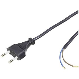 Resim Power Kablo 2X0.75Mm 1 Metre Uzatma 2 Pin Teyp Fişi Uçu Açık 