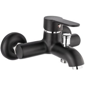 Resim Gms Zirve Zrv303-K Siyah Krom Banyo Duş Bataryası 