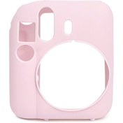 Resim Fujifilm Instax Mini 12 Makine Uyumlu Pembe Koruyucu Silikon Kılıf Fujifilm