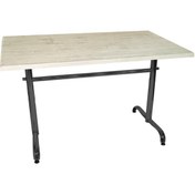 Resim Bey Mobilya 520892335 Valerya Werzalit Mutfak Masası 80 x 120 Esb - Siyah 