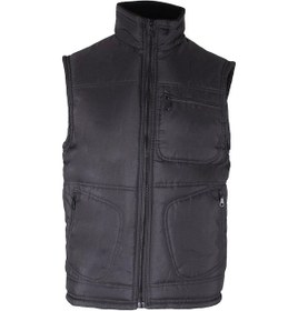 Resim Kışlık Polar Astarlı Yelek İş Güvenliği Ve Outdoor İçi Micro Konforlu Fonksiyonel Tasarım Siyah 