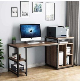 Resim Zizuva Özel Çalışma Masası Ceviz - Siyah 