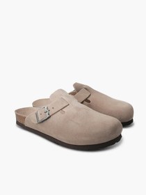 Resim Genuins Erkek Terlik RIVA 105495 Genuins VELOUR Taupe 