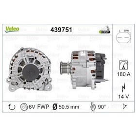 Resim VALEO 439751 ALTERNATÖR KOMPLE VAG T5 2.0 TDI ALTERNATÖR KOMPLE B 