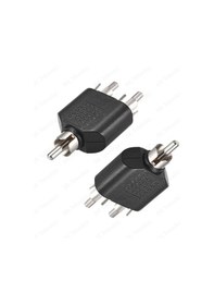 Resim RCA Erkek to 2 RCA Erkek Dönüştürücü Adaptör 