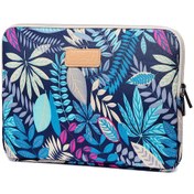 Resim Cbtx Lisen 14" Desenli Fermuarlı Laptop Çantası 36.5 x 25.5 x 2 CM Mavisi Arka Plan 