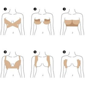 Resim Göğüs Dikleştirme Bandı S Beden 2.5 Cm. 