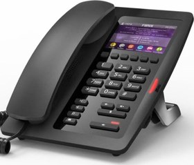Resim H5 Renkli Ekran Poe İp Masaüstü Siyah Telefon (Dikkat Normal Telefon Değildir) 