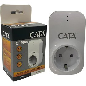 Resim CT-9186 Akım Korumalı PRİZ(918 JOULE-4000W) 