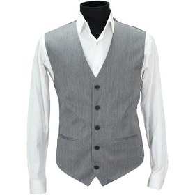 Resim Mentor Regalo Erkek Yelek V Yaka Gri 50634 