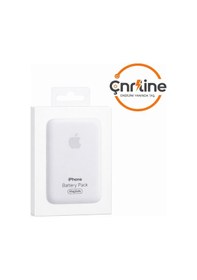 Resim Magsafe Manyetik Kablosuz Powerbank Apple Uyumlu iPhone Manyetik Wireless Şarj Destekli Powerbank Beyaz 